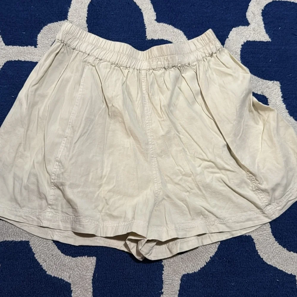 1863. Free People Get Free Poplin Pull On Shorts - Picture 6 of 6